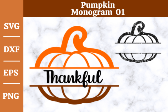 Download Pumpkin Monogram SVG,Fall, Halloween #01 - Premium Resources