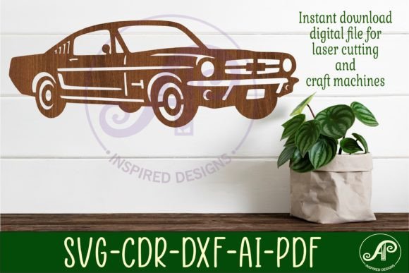 Download Classic Car Wall Sign Design 4, SVG File - Svg Collection
