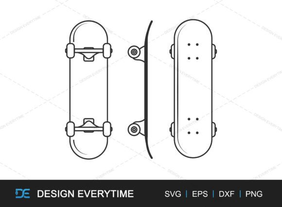 Download Dynamic Skateboard Vector SVG - Svg Collection