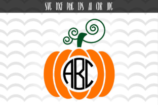 Download Halloween Fall Pumpkin Monogram Svg - Premium Bundle