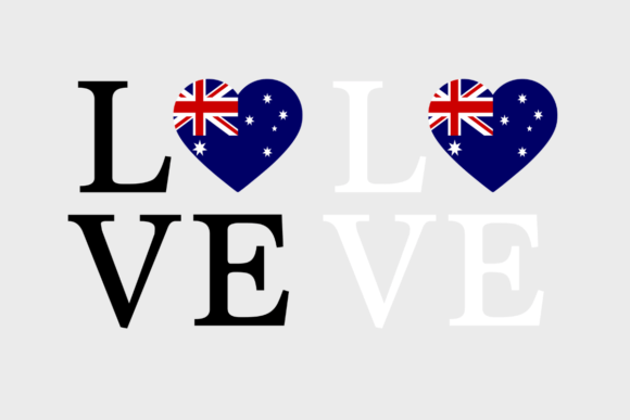 Download Australia Flag, Love Australia SVG PNG - Svg Collection
