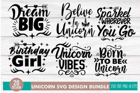 Download Unicorn SVG Design Bundle - Svg Collection