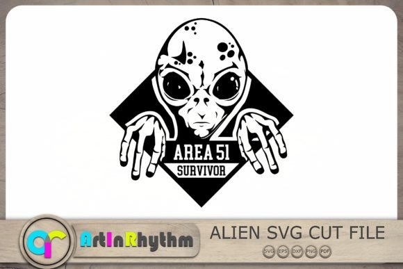Download Area 51 Survivor Svg, Alien Svg, UFO Svg - Svg Collection