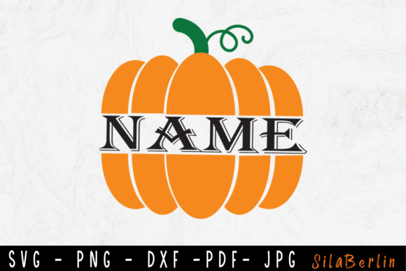 Download Split Pumpkin Monogram Svg, Pumpkin Svg - Premium Resources