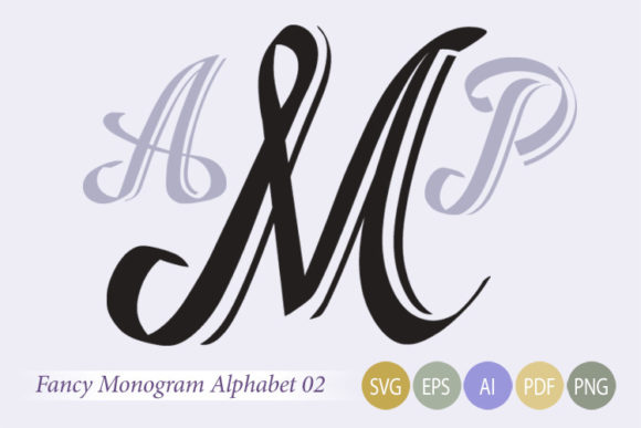 Download Calligraphy Alphabet Monogram Svg - 02 - Svg Collection